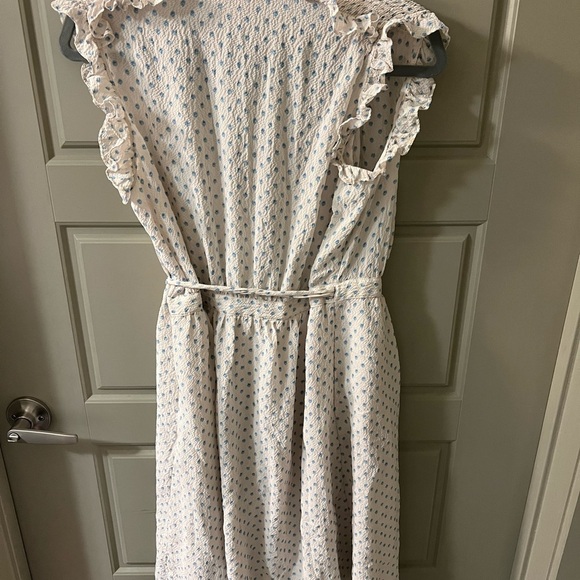 Rebecca Taylor Silk Ruffled Wrap Dress - Picture 4 of 6